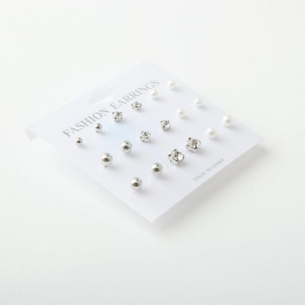 Set Pack Earrings Stud Women Circle Bohemian Hoop Drop Cute Trendy Jewelry - Picture 4 of 6